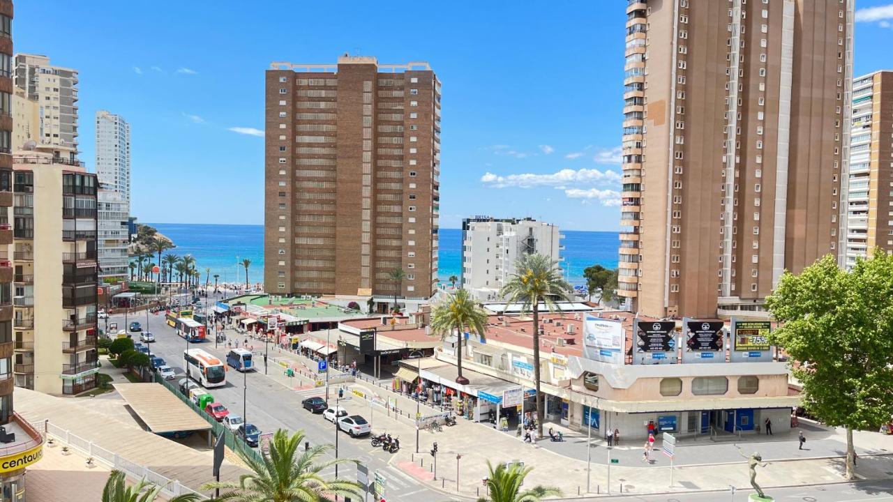 Apartment Seimar Benidorm Con Vistas Al Mar Exteriör bild