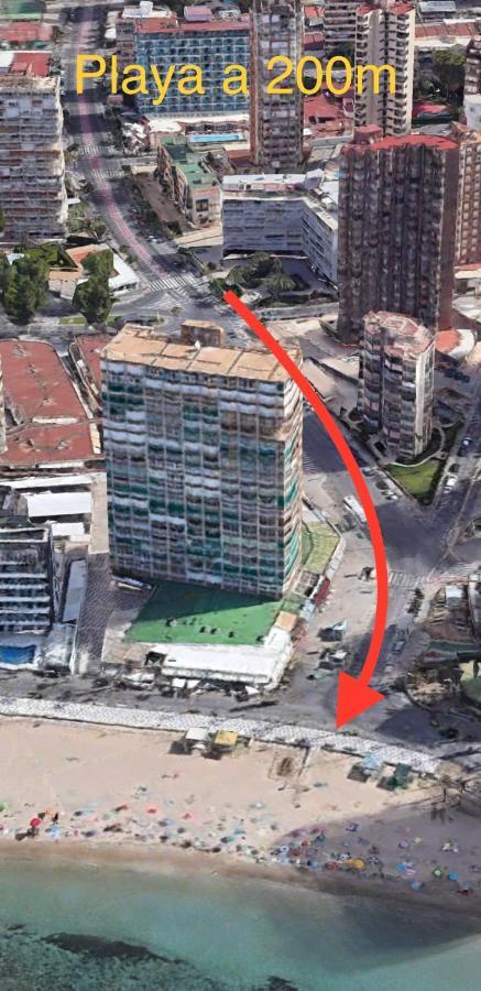 Apartment Seimar Benidorm Con Vistas Al Mar Exteriör bild
