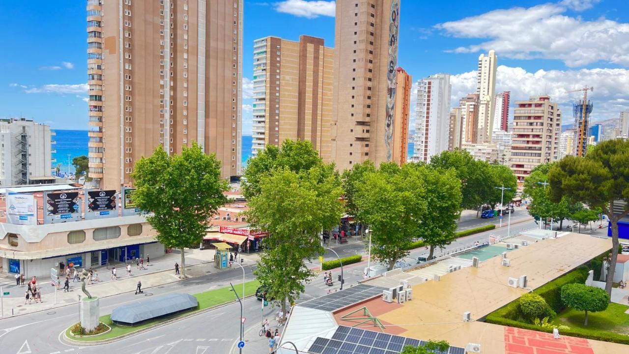 Apartment Seimar Benidorm Con Vistas Al Mar Exteriör bild