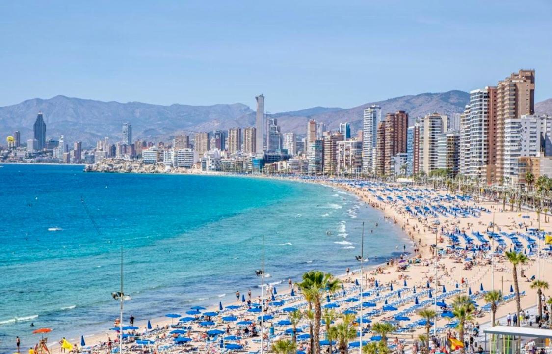 Apartment Seimar Benidorm Con Vistas Al Mar Exteriör bild