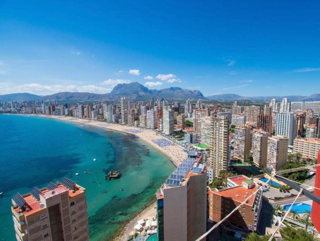 Apartment Seimar Benidorm Con Vistas Al Mar Exteriör bild